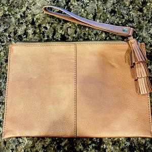 Pink Shimmer Wristlet